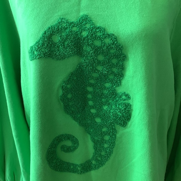 🐠ANTHROPOLOGIE MAEVE SEAHORSE SWEATSHIRT🐠 - Picture 4 of 10